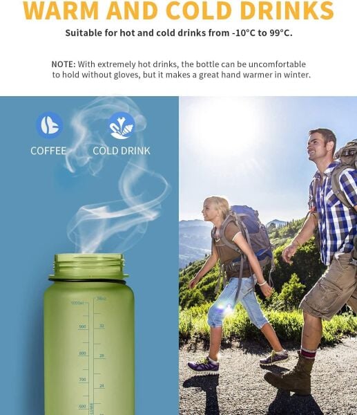 KingCamp Tritan Suluk 1000 ML YEŞİL