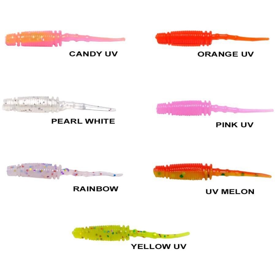 Ryuji Rock Worm 4cm Kokulu Silikon Yem [12 adet]