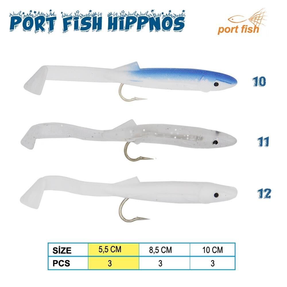Portfish Hippnos 5,5cm Raglou Silikon Yem