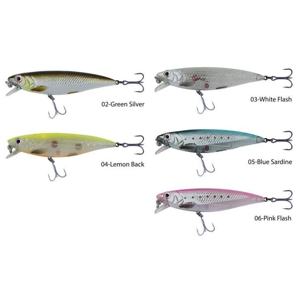 Savage Gear 3D Twitch Minnow 8Cm 10Gr Suni Yem WHİTE FLASH