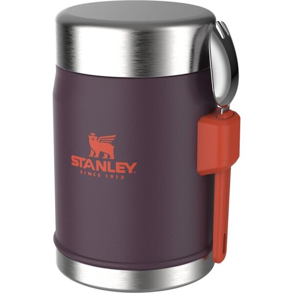 Stanley Klasik Paslanmaz Çelik Yemek Termosu Kaşıklı 0,40 Lt Plum
