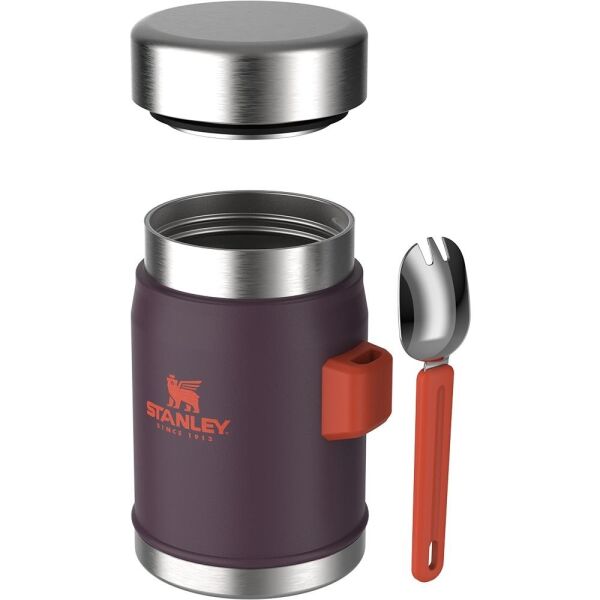 Stanley Klasik Paslanmaz Çelik Yemek Termosu Kaşıklı 0,40 Lt Plum