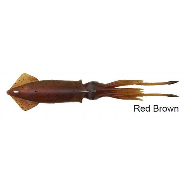 Savage Gear 3D Tpe Swim Squid 12,5Cm 25Gr Kalamar Silikon Yem Red Brown