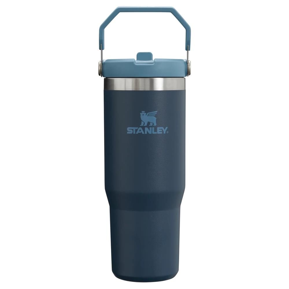 Stanley The IceFlow Flip Straw Pipetli Termos Bardak 0,89 Lt Navy