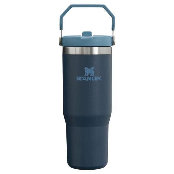 Stanley The IceFlow Flip Straw Pipetli Termos Bardak 0,89 Lt Navy