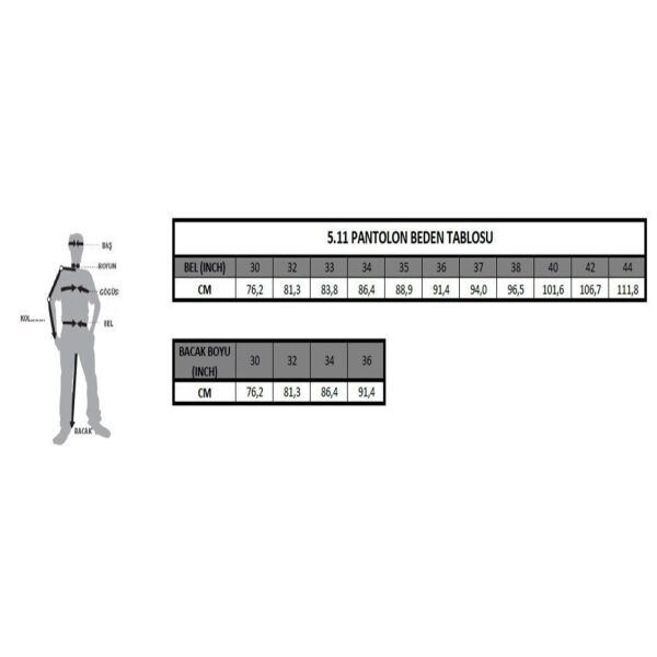 5.11 Strike W-Flex-Tac Pantolon Lacivert 40X34