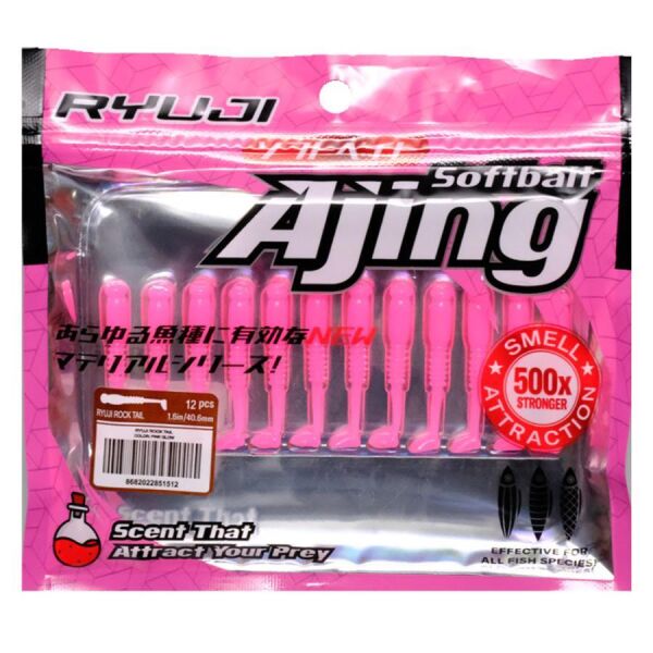 Ryuji Rock Tail 4cm Kokulu Silikon Yem [12 adet]