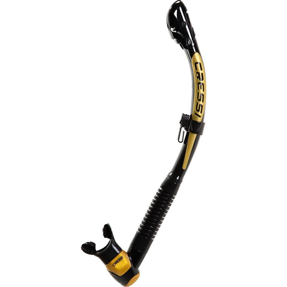 Cressi Itaca Ultra Dry Şnorkel BLACK/GOLD