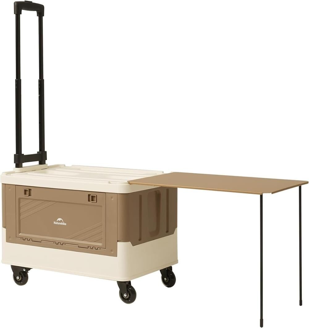 Naturehike A-Box (PP) Kapaklı Katlanır Saklama Kutusu [ Seyahat Organizatörü ] 42 LT - Tekerlekli