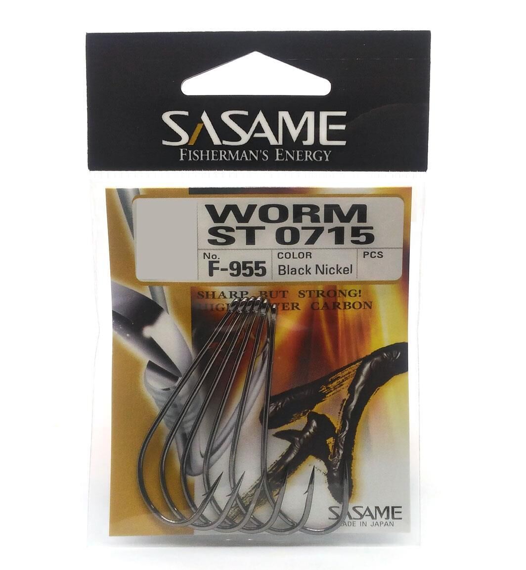 Sasame Worm ST 0715 Black Nikel Olta İğnesi