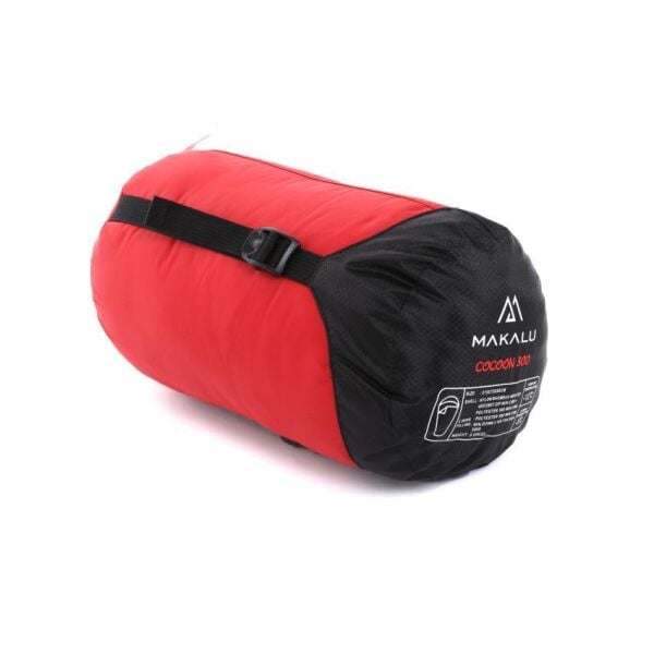 Makalu Cocoon 300 Kaz Tüyü -12°C Uyku Tulumu Flame Scarlet - Right