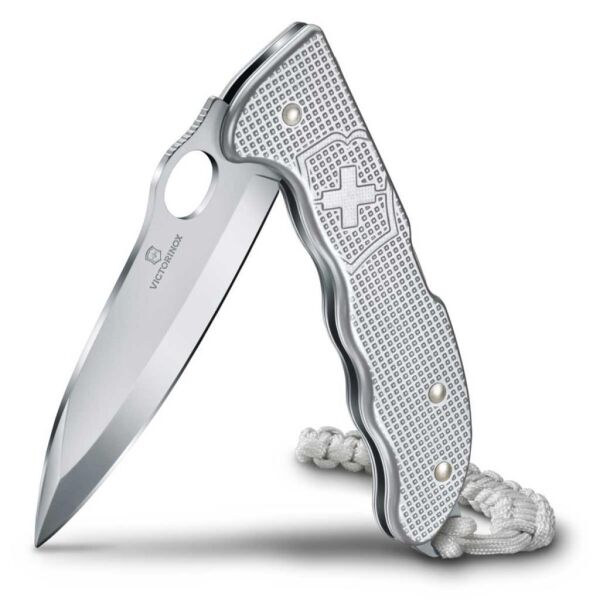 Victorinox 0.9415.M26 Hunter Pro Alox Örme Kordonlu Gümüş Çakı (Hediye Kutulu)
