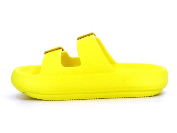 Ceox Zenne Eva Çift Tokalı Yüksek Terlik Sarı - 38