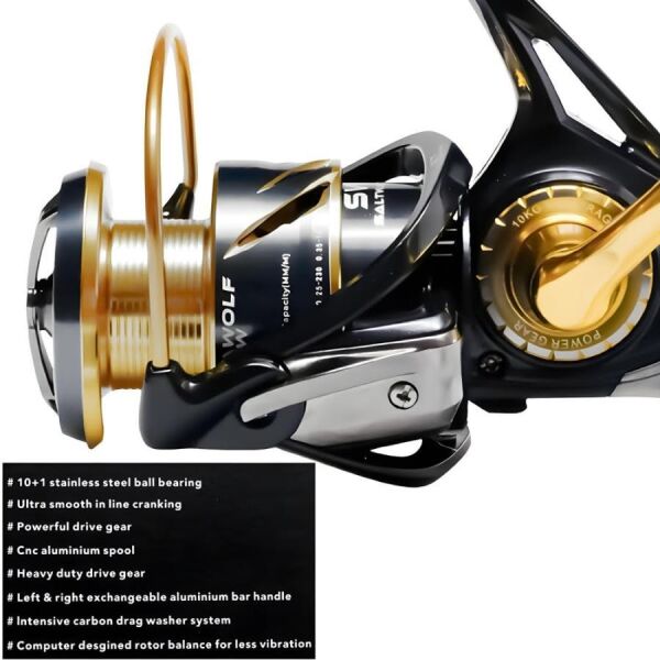 Ryuji Seawolf 6000 SW 10+1 BB Jig Makara
