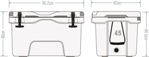 IcePeak Aden Plus Buzluk 45 Litre