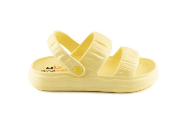 Akınalbella Soft Kadın Terlik Sandalet Sarı - 40