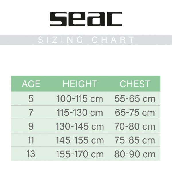 Seac Sub Ciao Kid 2.5 mm Dalış Elbisesi (Shorty) 11 Yaş