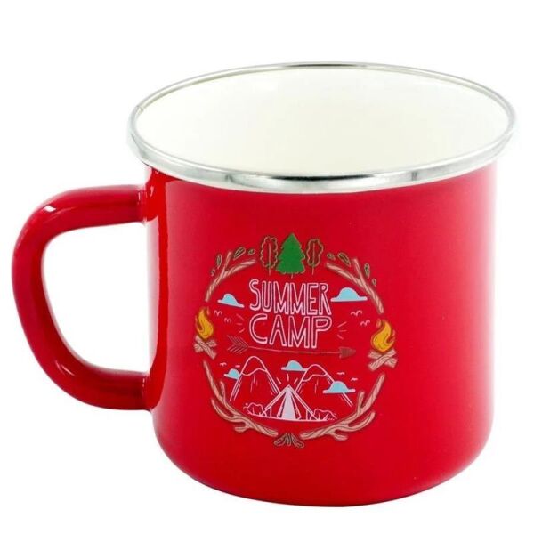 Orcamp Retro Emaye Kupa Bardak 330 cc [Summer Camp] YEŞİL