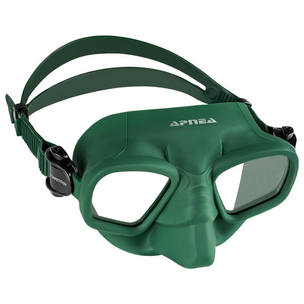 Apnea Competition ME44 Dalış Maskesi Tempered Glass Dark Green
