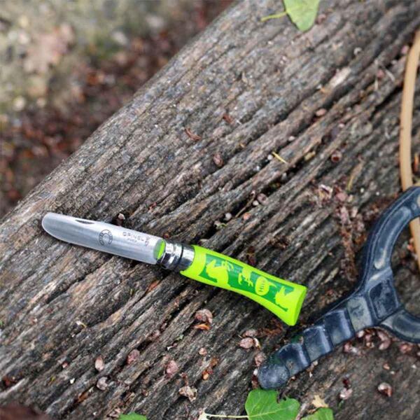 Opinel Inox No 7 At Desenli Gürgen Saplı Paslanmaz Çelik Çakı