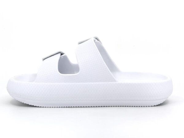 Ceox Zenne Eva Çift Tokalı Yüksek Terlik BEYAZ - 40