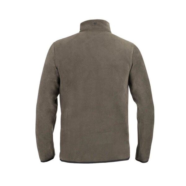 Puhu Yarım Fermuarlı Erkek Polar Ceket HAKİ - S