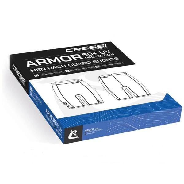 Cressi Armor Rashguard Shorts Man BLACK - XXXL