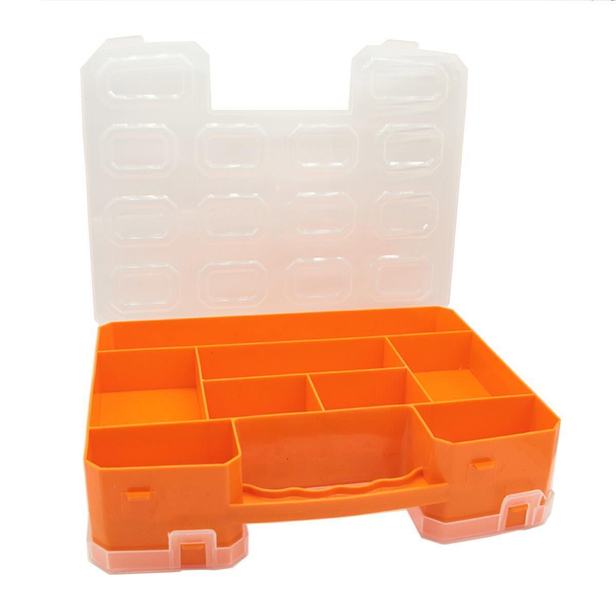 Süper Bag 22 Alfa Çift Yönlü Organizer Balıkçı Malzeme Kutusu TURUNCU