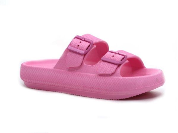 Ceox Zenne Eva Çift Tokalı Yüksek Terlik PEMBE - 40