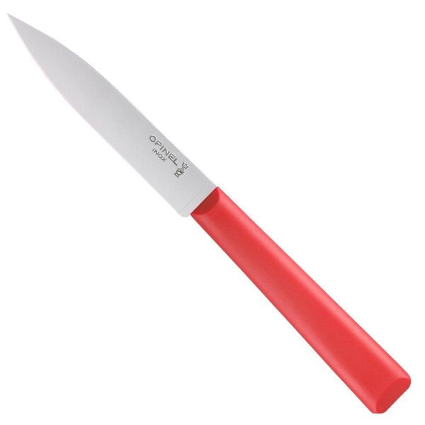 Opinel Essentiels Soyma Bıçağı KIRMIZI