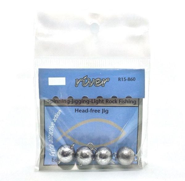 River Jig Kafa Hareketli Jig Head Kurşunu