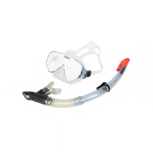 Apnea Ibiza Maske Şnorkel Set Şeffaf/Turkuaz