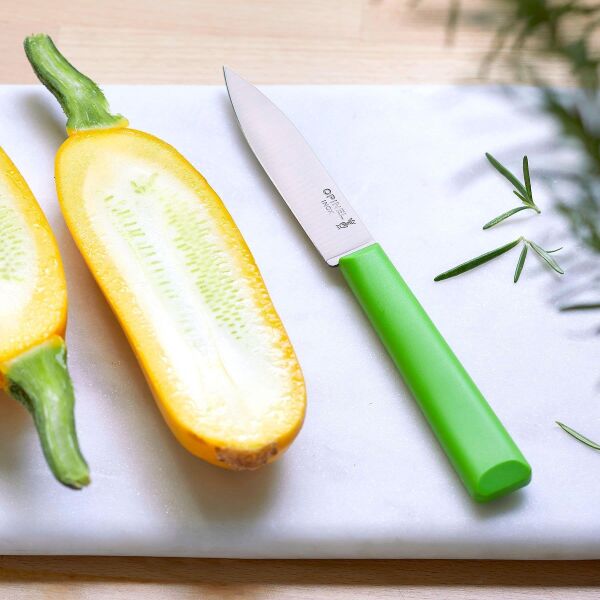 Opinel Essentiels Soyma Bıçağı YEŞİL