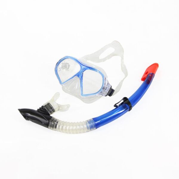 Apnea Corsica Maske Şnorkel Set Şeffaf/Mavi