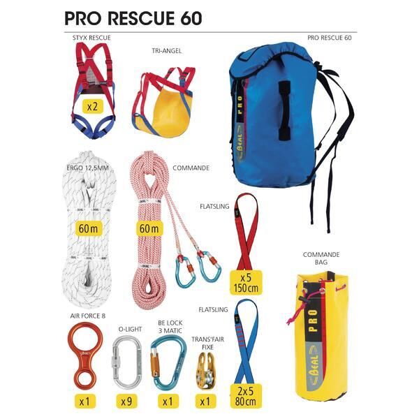 Beal Pro Rescue 60 Kurtarma Sırt Çantası