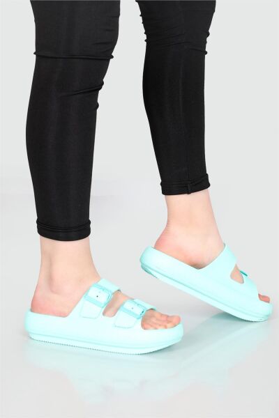 Ceox Zenne Eva Çift Tokalı Yüksek Terlik Mint - 37