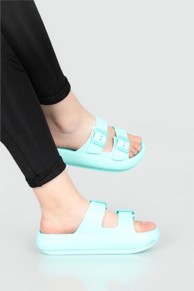 Ceox Zenne Eva Çift Tokalı Yüksek Terlik Mint - 37