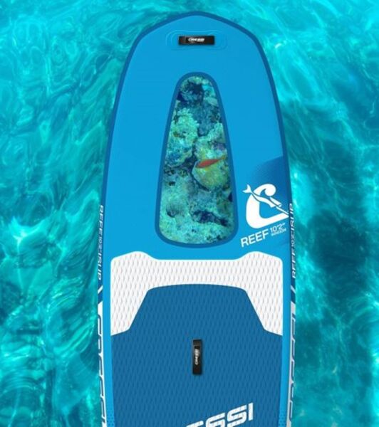 Cressi Reef Window Şişirilebilir Stand Up Paddle (I-SUP) MAVİ - 310CM