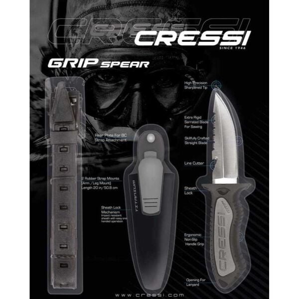 Cressi Grip Dalış Bıçağı Standart