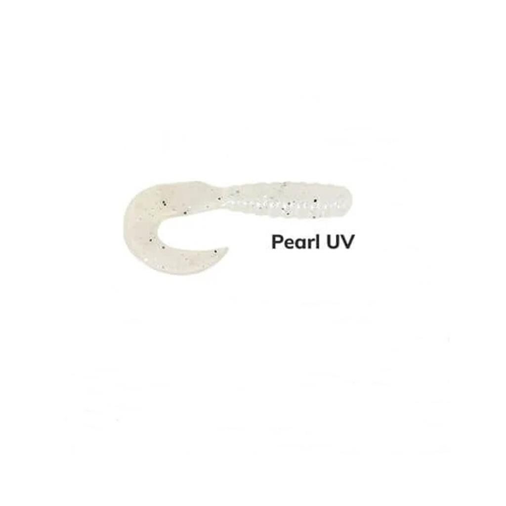 Ryuji Swim Worm 5,5cm TPR Kokulu Silikon Yem Pearl UV