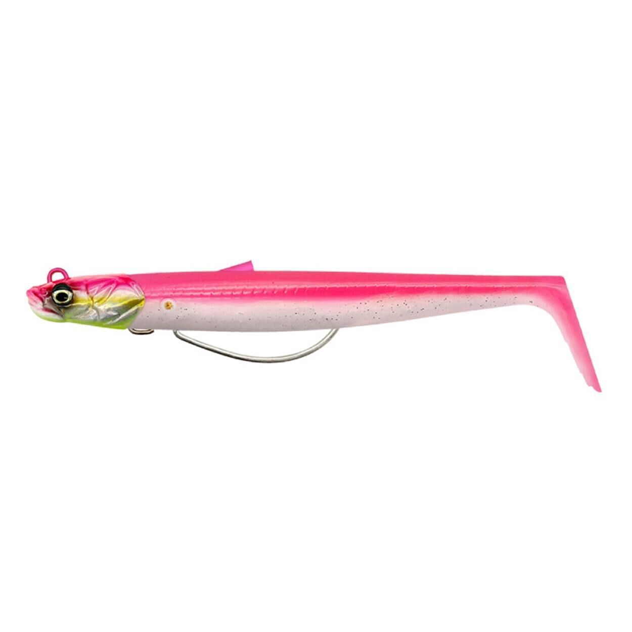Savage Gear Sandeel V2 Weedless 11.5 cm 22 gr 2+1 Silikon Yem Pink Pearl Silver