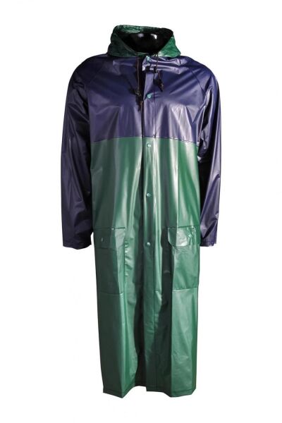 FreeCamp Raincoat 0.12mm Uzun Yağmurluk MAVİ/YEŞİL - M