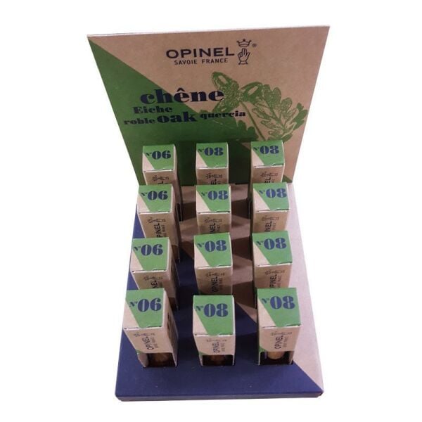 Opinel Inox Zeytin Saplı No.8 Çakı Seti 12'li (002026)