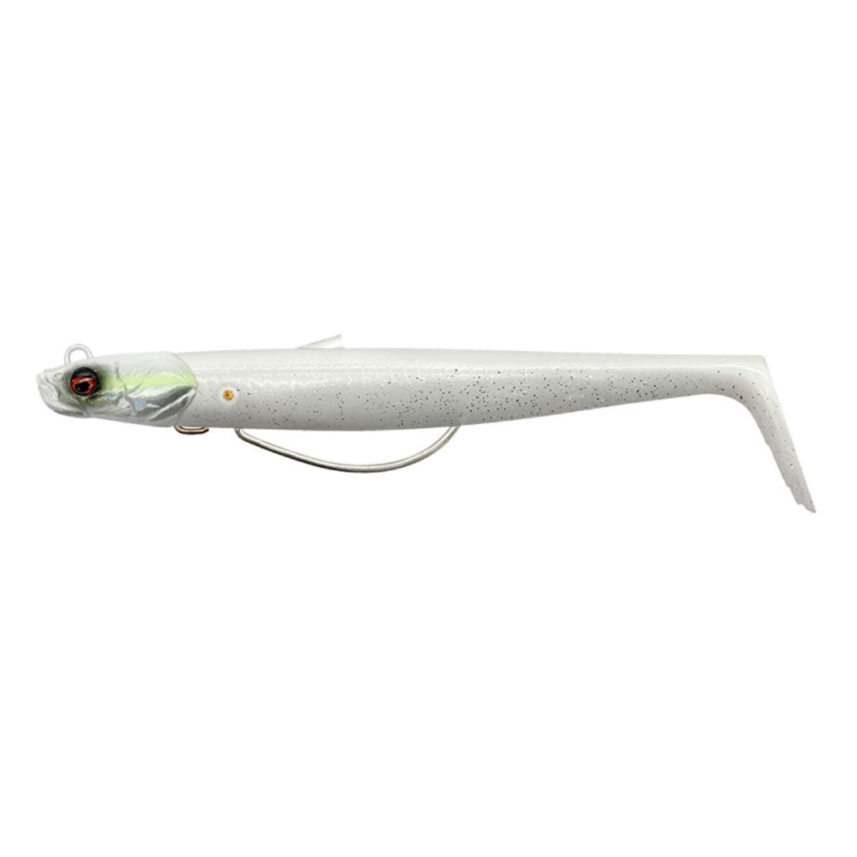 Savage Gear Sandeel V2 Weedless 11.5 cm 22 gr 2+1 Silikon Yem White Pearl Silver