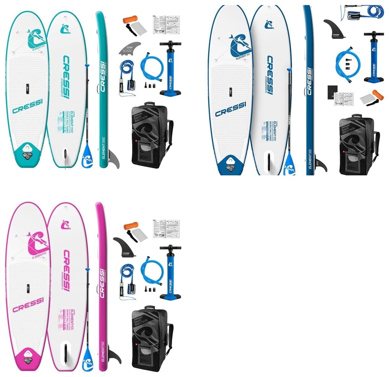 Cressi Element Şişirilebilir Stand Up Paddle (I-SUP)