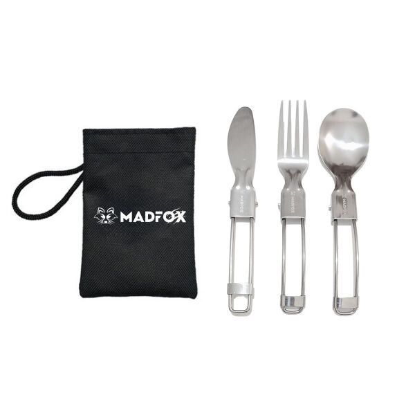 Madfox Heavy Duty 3IN1 Katlanır Çatal Kaşık Bıçak Seti
