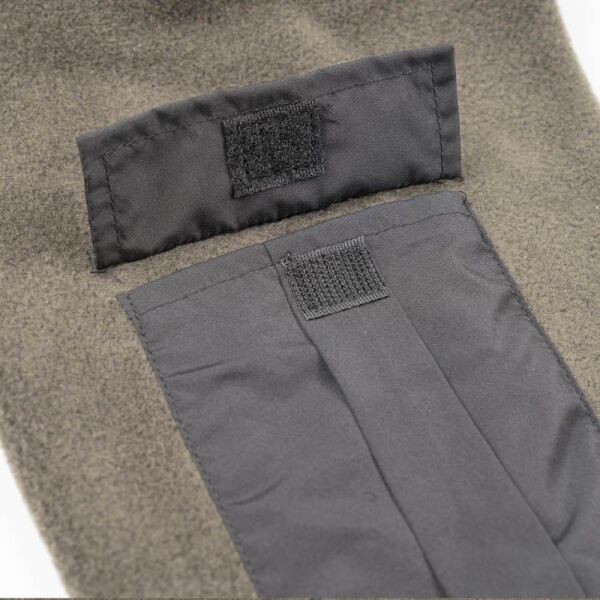 Puhu Tam Fermuarlı Erkek Polar Ceket HAKİ - M