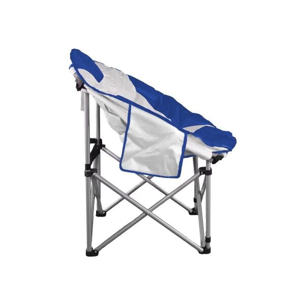Madfox Moonchair Deluxe Katlanır Kamp Sandalyesi Mavi/Gri