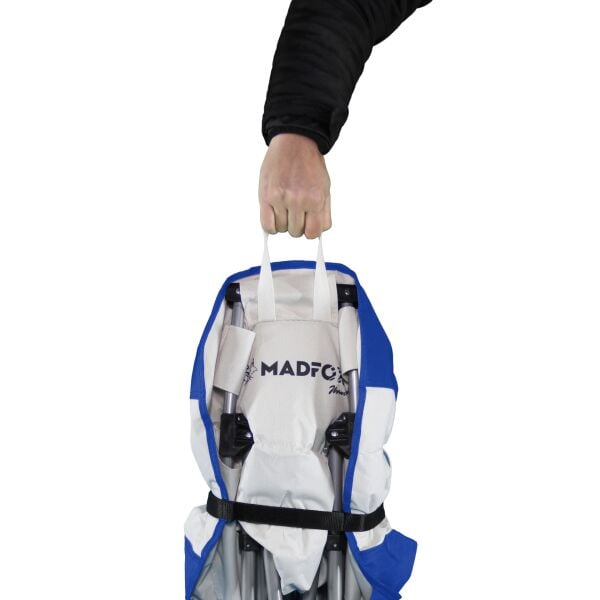 Madfox Moonchair Deluxe Katlanır Kamp Sandalyesi Mavi/Gri