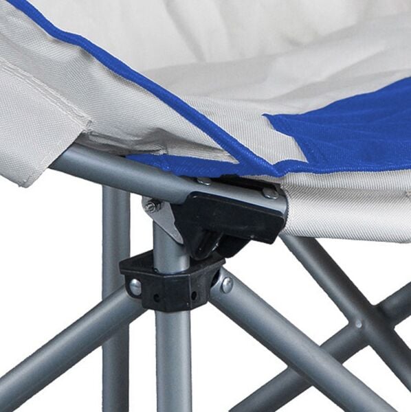 Madfox Moonchair Deluxe Katlanır Kamp Sandalyesi Mavi/Gri